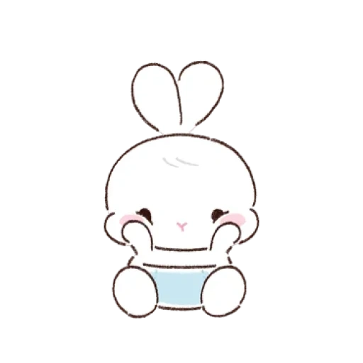 desenhos chibi, os desenhos são fofos, desenho de coelho, desenhos fofos de chibi, word cute bunny vector