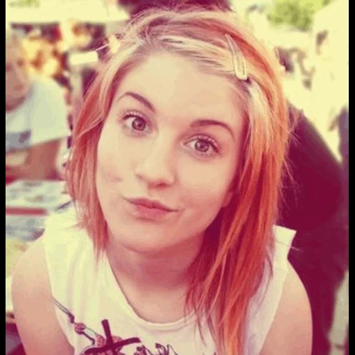 jovem, mulher, paramore, hayley williams, septo de hayley williams