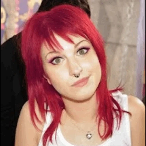 mujer joven, paramore, haley williams, hermosa chica, paramore paramore