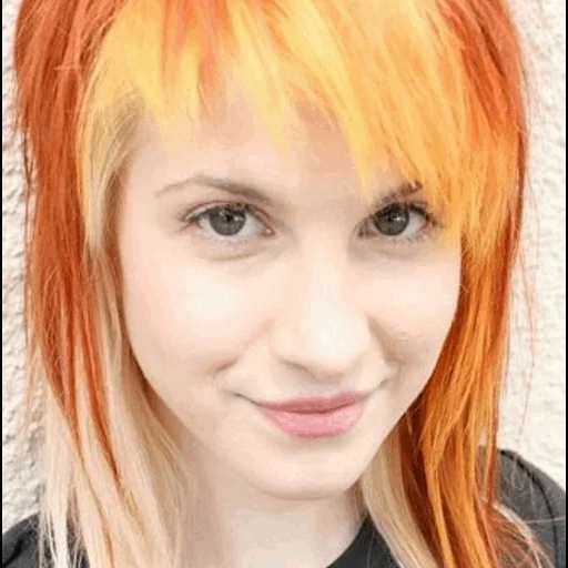 hayley, giovane donna, paramore, hayley williams, la colorazione dei capelli è colorata