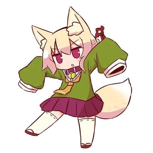 kemomimi, garota fox, kemomimi chan, kemomimi yabe, personagens de anime