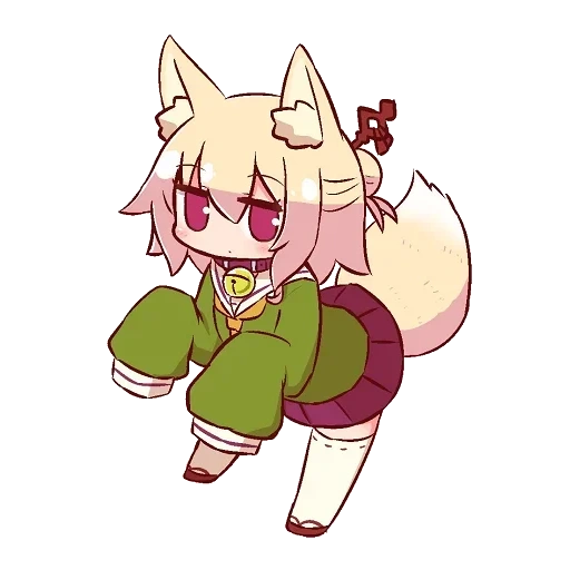 anime, kemomimi, fox girl, kemomimi chan, brown_kemomimi-chan