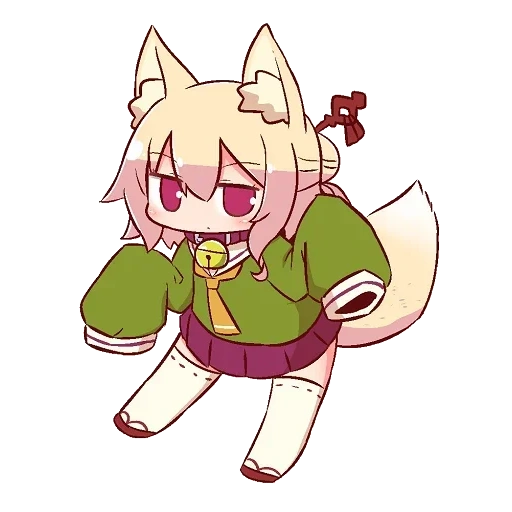 anime, anime, fox girl, kemomimi chan, anime characters