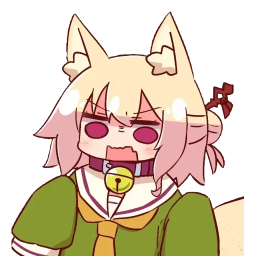 anime, kemomimi, fox girl, animal ears, kemomimi chan