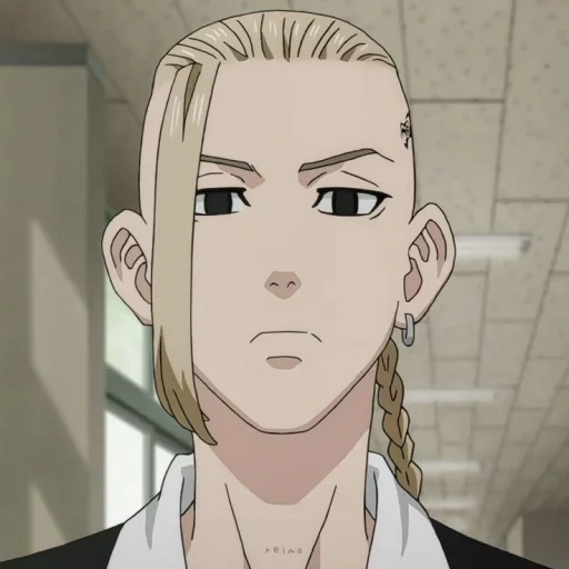 long gujijian, cartoon character, tokyo avengers, tokyo avengers season 1, tokyo avengers blonde earrings