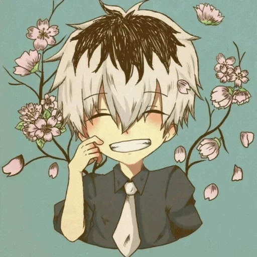 immagine, anime kaneki, tokyo ghoul, sasaki haise chibi, tokyo ghoul di sasaki haise