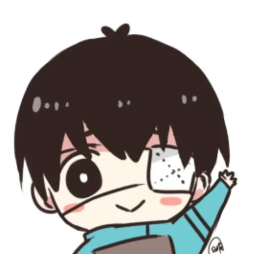 chibi, immagine, kaneki chibi, tokyo ghoul, personaggi anime