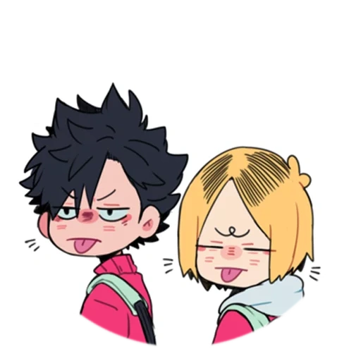 kenma chibi, haiku cartoon, cartoon character, chibi kenma animation, red cliff cartoon volleyball