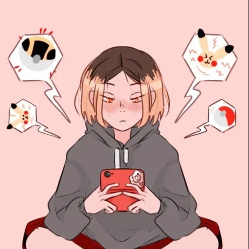 kenma, picture, anime ideas, anime characters, anime cute drawings