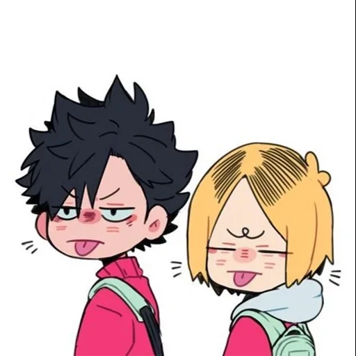 chibi kenma, the anime is funny, anime characters, anime chibi kenma, chibi haikyuu bokuto