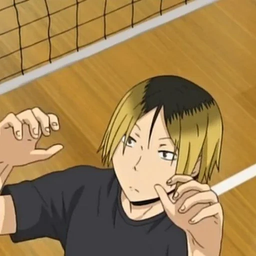 imagen, kenma kozum está llorando, momentos de voleibol de anime, personajes de voleibol kenm, momentos divertidos de voleibol de anime