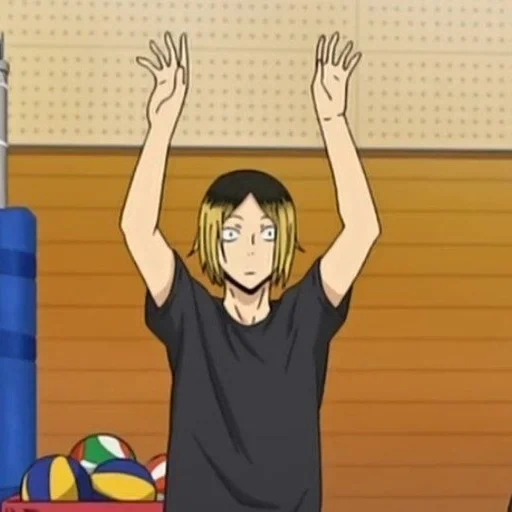 kenma kozume, kenma volleyball, akira saito volleyball, kenma volleyball aufschlag, volleyball lustige momente anime spielen