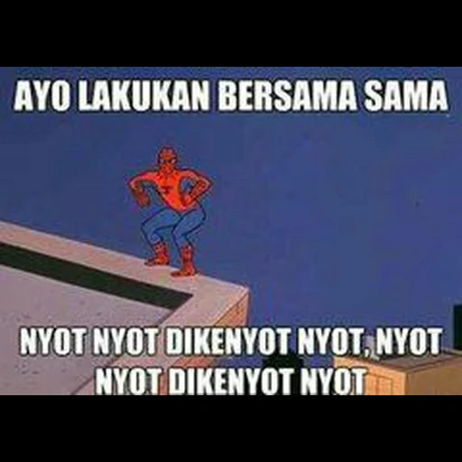 spider-man, meme spider-man, laba-laba manusia meme, meme spider-man 60, meme curved spider-man