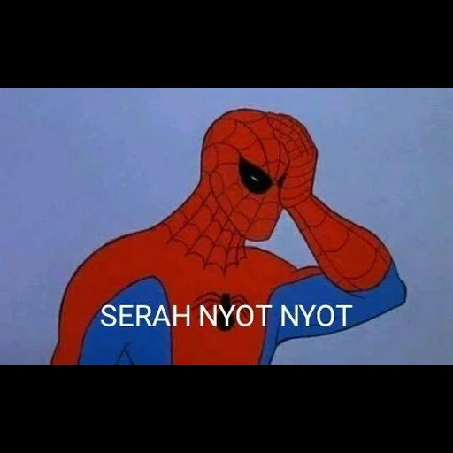 spider-man, meme spider-man, laba-laba manusia meme, spider-man facepalm, wajah spider-man