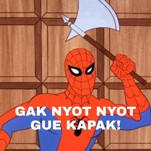 mèmes de spididi, homme araignée, les mèmes sont une araignée, the man spider blagues, spider-man animated series 1981