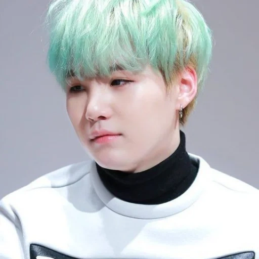 suga, yoongi bts, mint yungi, bts shuga mint, bts yoongi mint