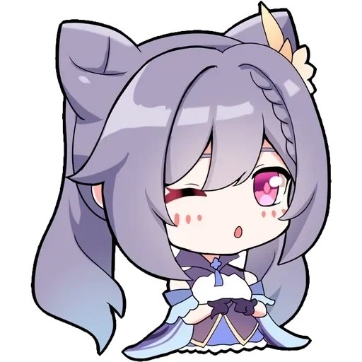 chibi, chibi genshin, impacto de genshin, impacto de genshin, albedo chibi genshin impakt