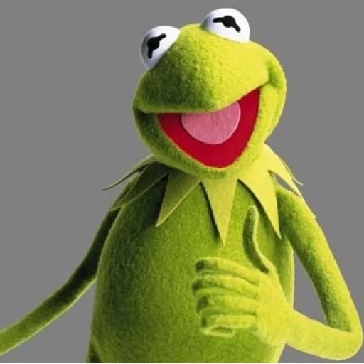 kermit, muppet show, komi frog, comet the frog, comet the frog is his friend