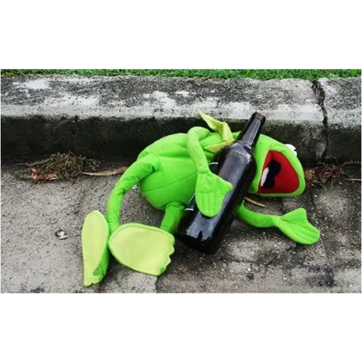 kermit, funny frog, comet the frog, frog comey drunk, frog kemi machine