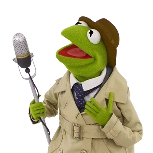 kermit, muppet show, komi frog, comet the frog
