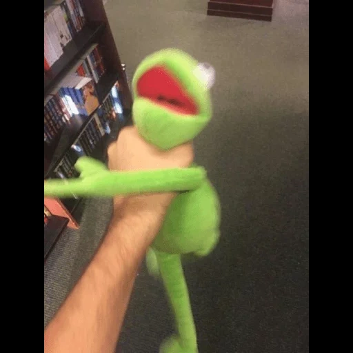 kermita, kermit, meme de kermita, rana cermit, el juguete de rana kermita