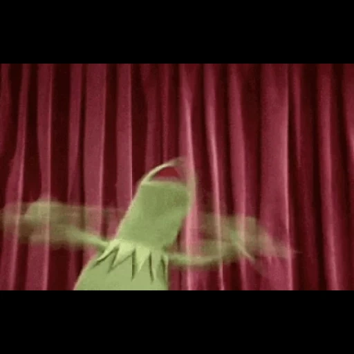 kermit, kermit, muppet show, comet the frog, don't panic gif