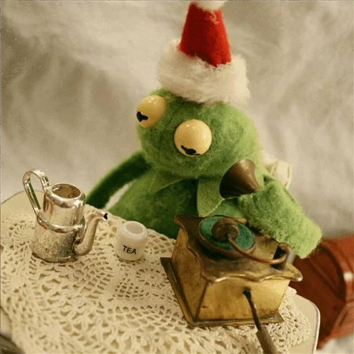kermita, rana cermit, rana kermit ng, árbol de navidad de juguete blando, rana de peluche verde kermita