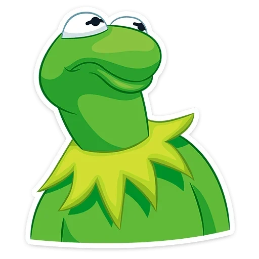 kermite, frog cermit, frog kermit art, disegno di rana kermite