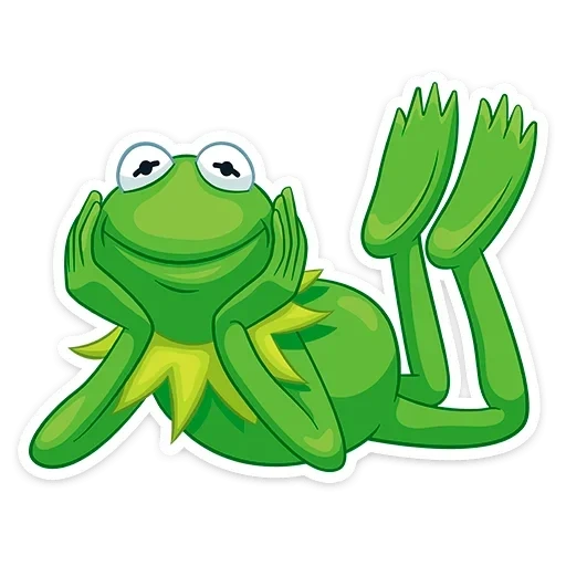 kemit, grenouille, grenouille à pinces, kermit la grenouille, frog strip