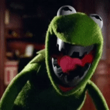 kermit, muppet show, comet the frog, muppet show frog comet, sesame street frog comet