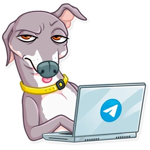dog, cachorro komit, cão de desenho animado, ilustração de cachorro