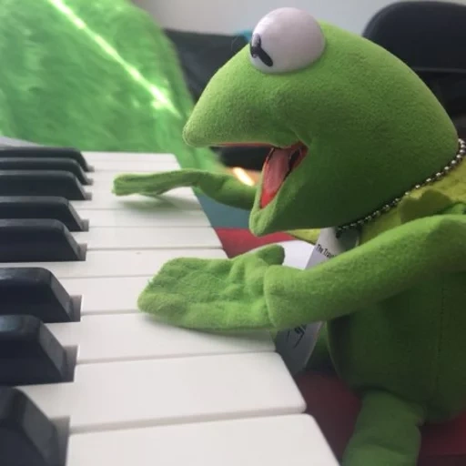 kermit, rana kermita, rana cermit, el juguete de rana kermita, memes para las inscripciones de rana kermite