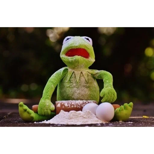 кермит, кермит лягушка, лягушонок кермит, зелёная лягушка игрушка, игрушка сидящий лягушонок