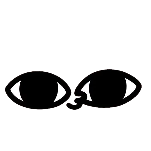 simbolo degli occhi, eye vector, icona oculare, clipart oculare, icona degli occhi sul lato