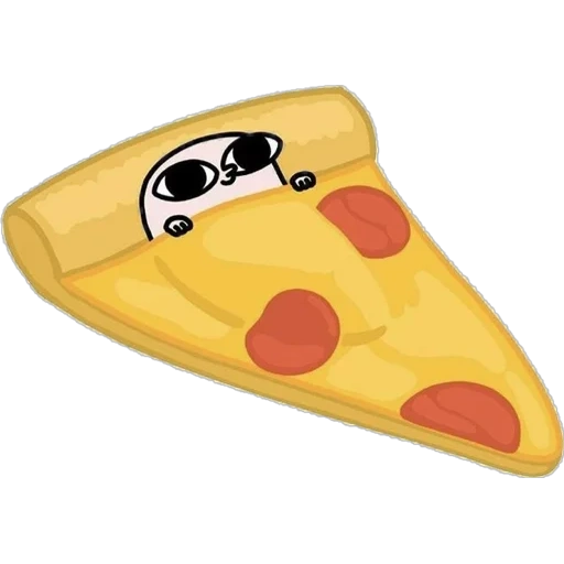 tranche de pizza, un morceau de pizza, pizza emoji, un morceau de pizza, pizza pepperoni