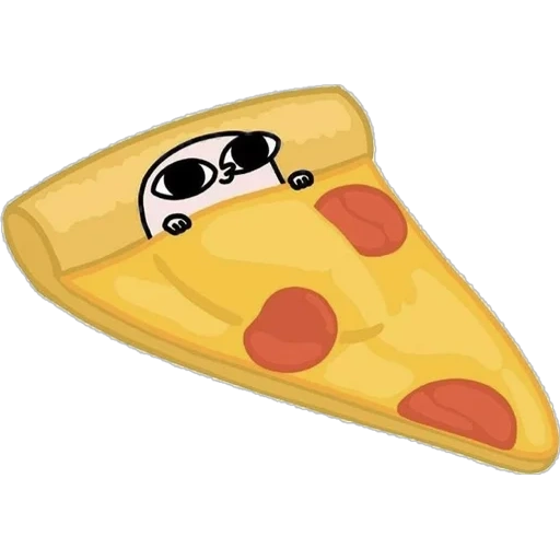 pizza slice, un pezzo di pizza, emoticon pizza sacchetto, un pezzo di pizza, pizza al salame