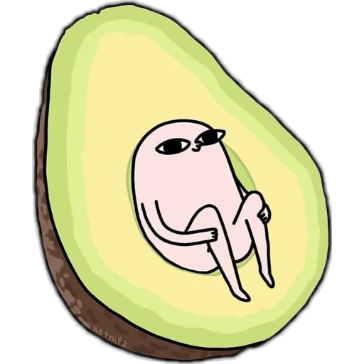 frutta di avocado, meme di avocado, avocado divertente, modello di avocado, cartoon avocado