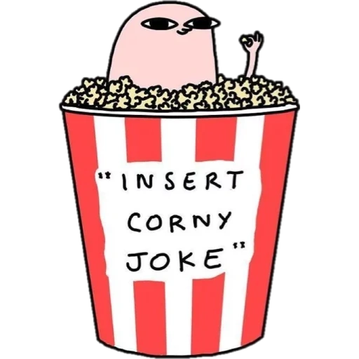 menggambar popkorna, sketsa popcorn, menggambar popcorn lucu, sketsa gambar popcorn, menggambar popcorn dengan pensil