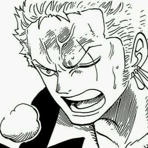 zoro, zoro manga, roronoa zoro, gambar manga, manga roronoa zoro