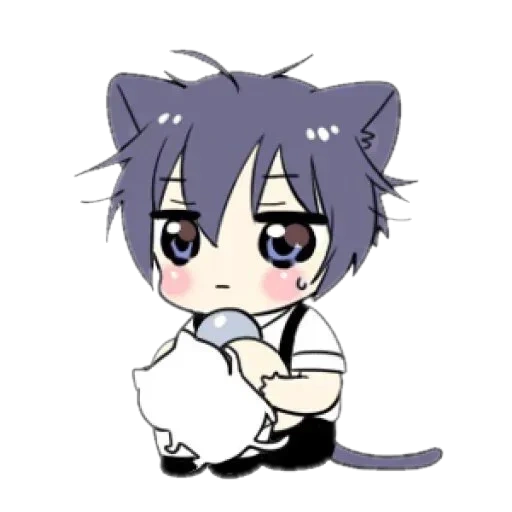 some anime, anime girl, shota boy is some, anime of the girl cat