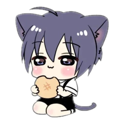 chibi, figure, chibi uchiko, anime neko, hashimokikuri