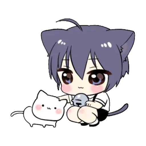 abb, chibi uchiko, anime neko, hashimokikuri, shorta boy innere medizin