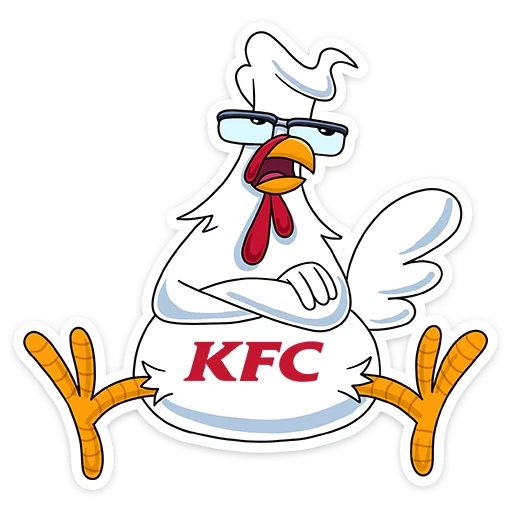 kfc, kfs, poulet kfs, poulet avec logo kfs