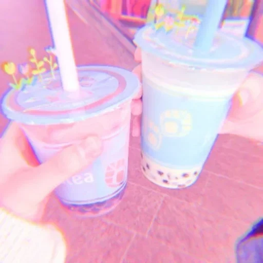 кружка, bubble tea, bubble tea арт, бабл ти aesthetic, пастельная эстетика