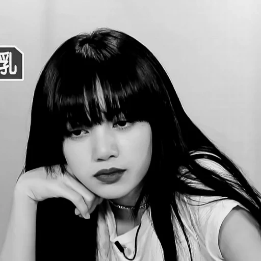 jeune femme, rose noir, lisa blackpink, princesse avec un coup, filles asiatiques