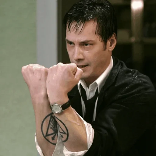 keanu reeves, actor keanu reeves, konstantin keanu reeves tattoo, john konstantin keanu reeves, john konstantin keanu reeves tatu