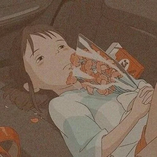 hayao miyazaki, von geistern mitgenommen, vom winde verweht kunst, thousand and chihiro anime, ghost snapshot screenshot