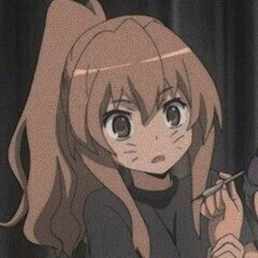 taiga de anime, aisaka taiga, anime torador, personajes de anime, taiga aisaka está enojado