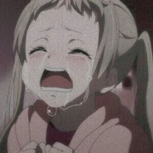sile menangis, menangis chan, anime menangis, dorong menangis, anime crying chan