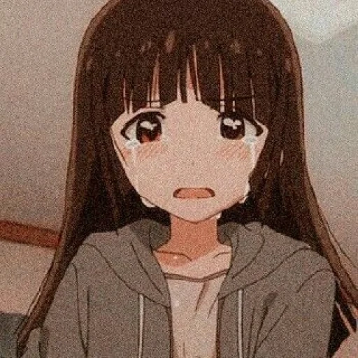 abb, anime girl, traurige anime, anime ästhetik tränen, weinende anime-figur